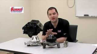 Chevy V8 Water Pump for Small, Big Block Engine | Summit Racing Quick Flicks