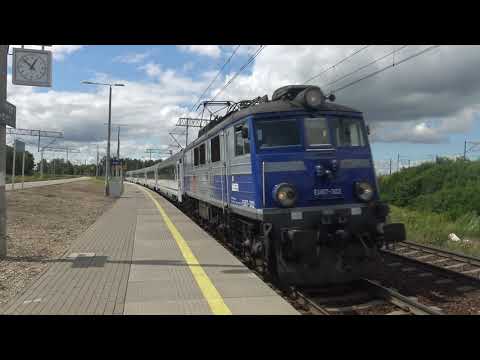 Przelot EU07-302 z IC "BOLKO' rel. Wrocław Gł - Lublin Gł