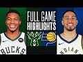 BUCKS at PACERS | FULL GAME HIGHLIGHTS | January 3, 2024