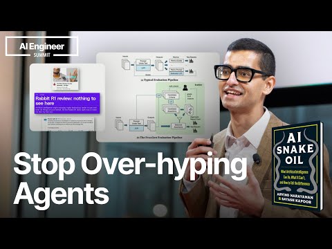 Thumbnail for Building and evaluating AI Agents — Sayash Kapoor, AI Snake Oil