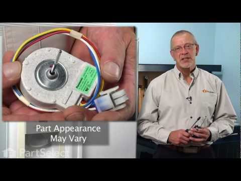 Refrigerator Repair - Replacing the Evaporator Fan Motor (GE Part # WR60X10185)