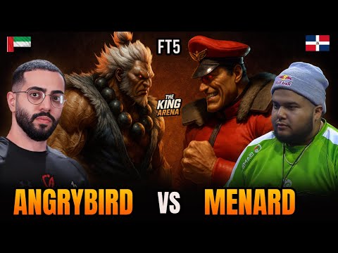 🔥 FT5 ▰ ANGRYBIRD (Akuma) vs MENARD (M.bison) ▰ Street Fighter 6 | High-Level Set 🔥