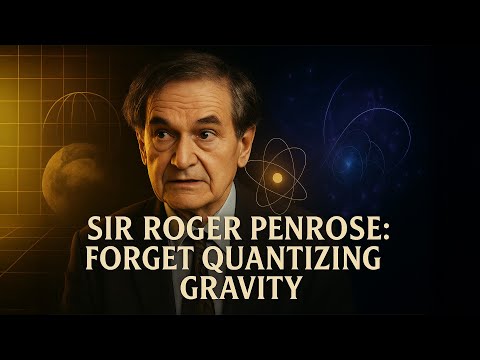 Sir Roger Penrose: Forget Quantizing Gravity
