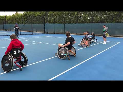 Wheelchair Tennis: Chair Skills - Little pushes