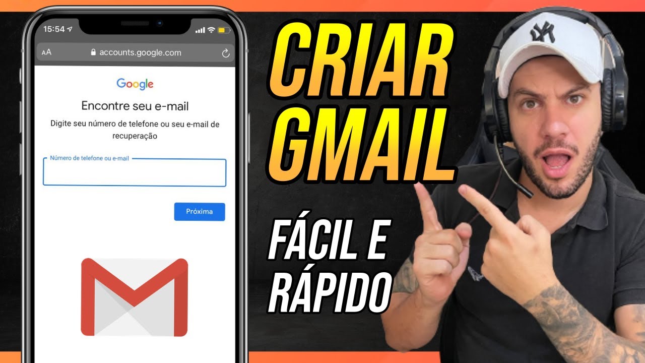 COMO CRIAR UM GMAIL DE FORMA FÁCIL (celular ou pc) ATUALIZADO