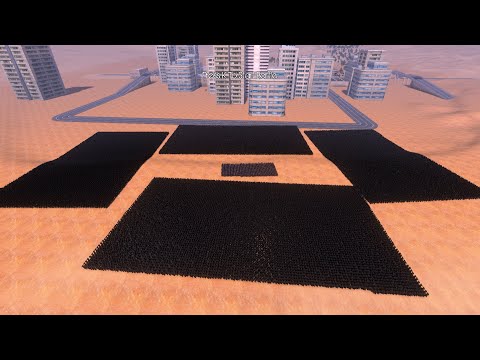 600 Golden Knights vs 30,000 Shield Orcs Ultimate Epic Battle Simulator