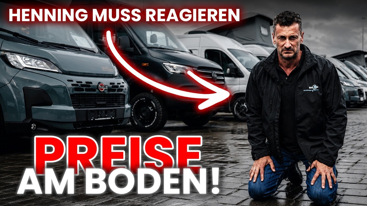 Wohnmobil Hofrunde: Der Markt zwingt uns zu drastischen Preisnachlässen...