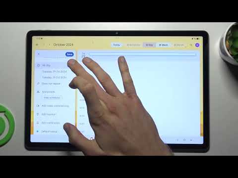 How to Add Event to Calendar in LENOVO Tab P12