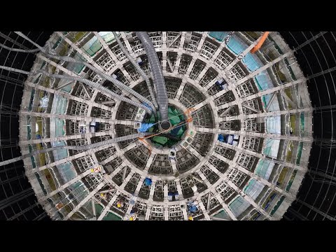 Exploring underground neutrino observatory in China's Jiangmen