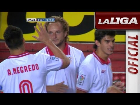 Gol de Ivan Rakitic (1-0) en el Sevilla FC - Real Sociedad - HD