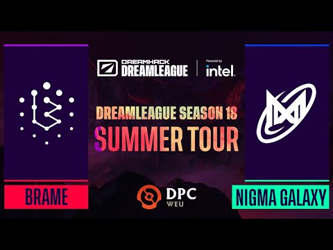 Dota2 - Brame vs. Nigma Galaxy - Game 1 - DPC WEU Tour 3 - DreamLeague Season 18