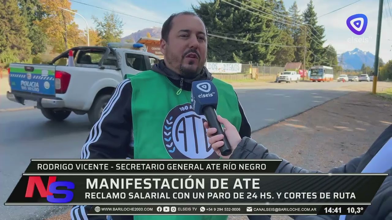 ATE demonstration: Wage demands, 24-hour strike and road blockades