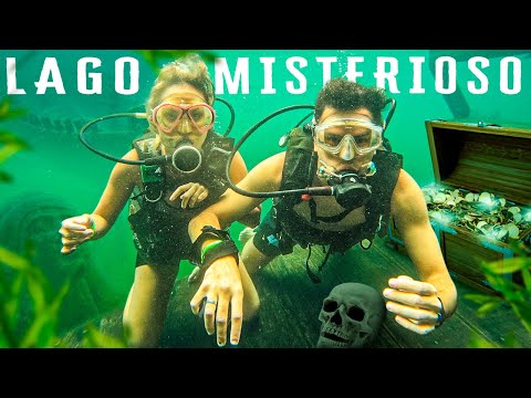 EXPLORAMOS UM LAGO MISTERIOSO COM EQUIPAMENTOS DE MERGULHO PROFISSIONAIS!