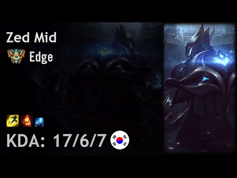 Zed Mid vs Katarina - Edge - KR Challenger Patch 7.3