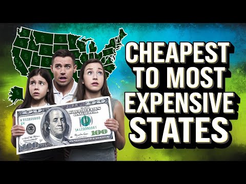 Ranking U.S. States by Cost of Living – Cheapest to Most Expensive! 🏡💰