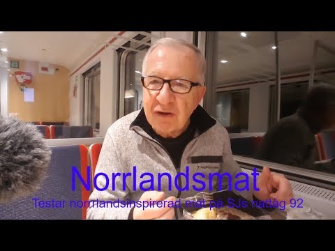 2018-11-20 MATTEST Test av Norrlandsmat på nattåg 92