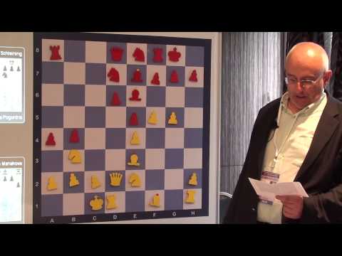 Commentator GM Suat Atalik- game of round 2: Irina Bulmaga(ROU) -Lisa Schut (NED)