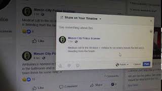 Mason City Police Scanner trolled me & censored me