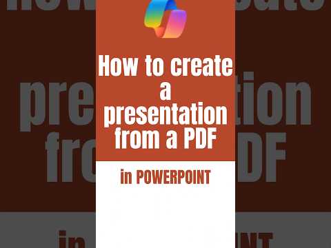 Convert PDF to PowerPoint with Copilot: Quick Guide Convert PDF to PowerPoint with Copilot: Quick Guide