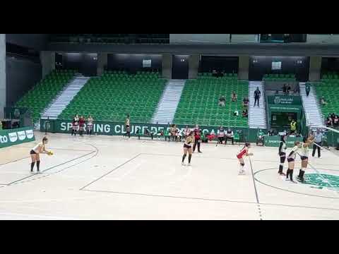 Ponto final do 2º set - Sporting CP vs CD Aves