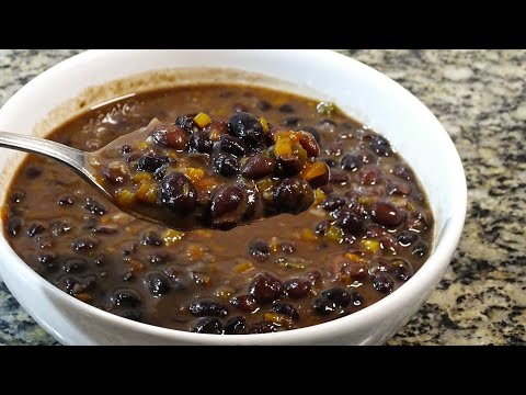 COMO PREPARAR UNOS DELICIOSOS FRIJOLES NEGROS