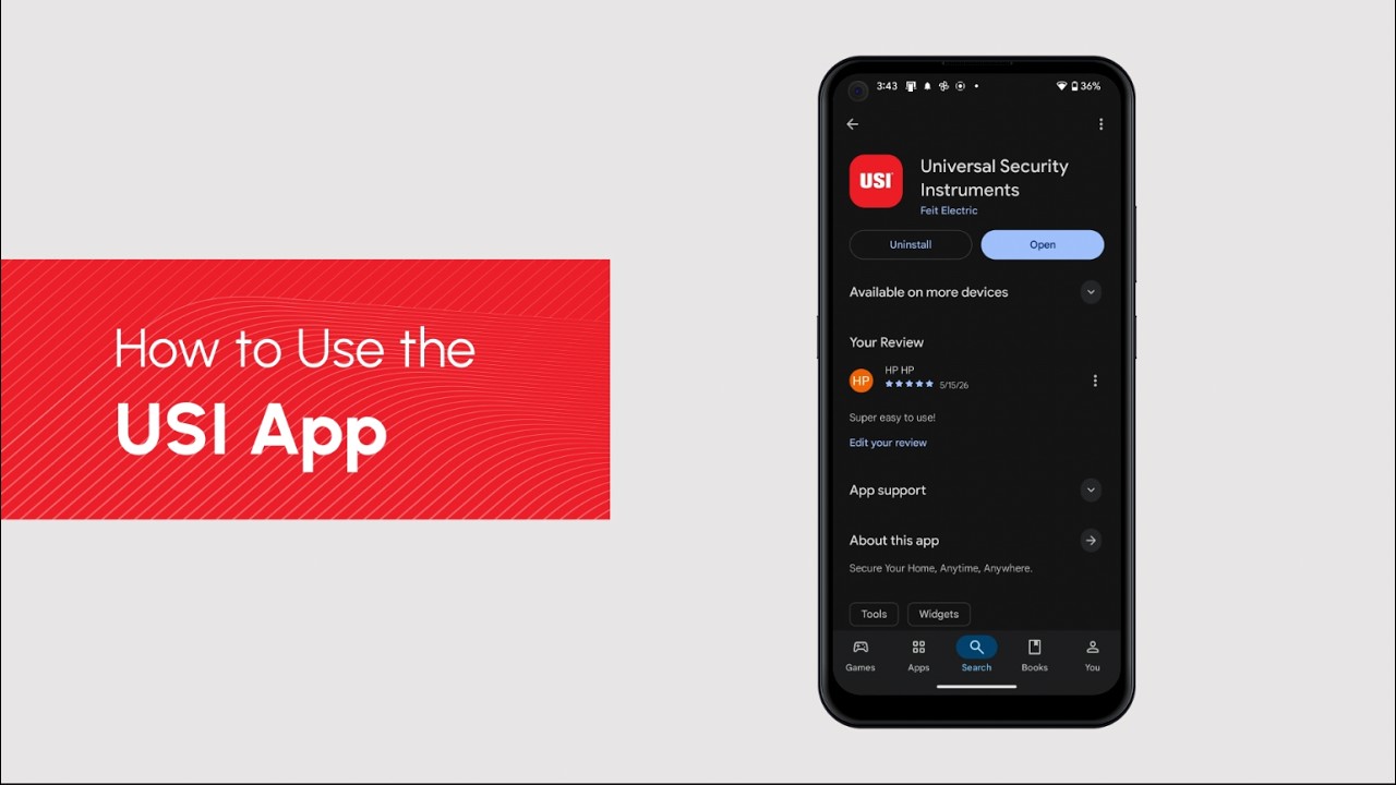 How to Use the USI App with Your USI Door Lock