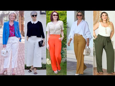 Pantalonetas Elegantes para Mujeres Maduras ✨💯❤ #outfit #modas #mujeres