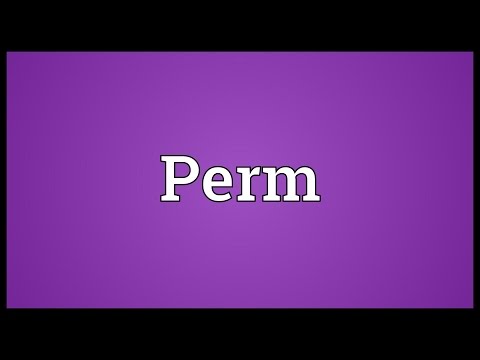 Perm Meaning