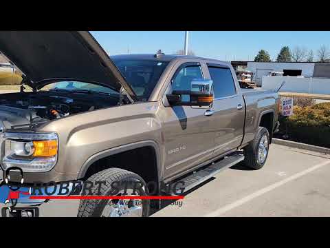 2015 GMC Sierra 2500HD SLT 4WD Crew Cab 6.6 Turbo Diesel Bronze Alloy Metallic