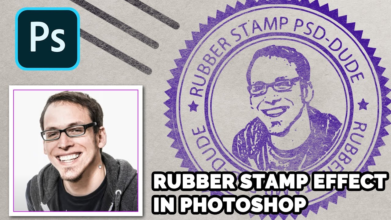 Create Rubber Stamp In Photoshop