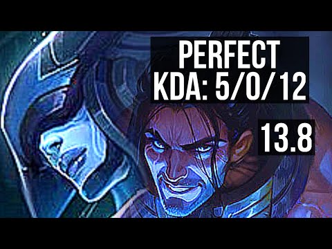 LISSANDRA vs SYLAS (MID) | 5/0/12, 300+ games | KR Master | 13.8