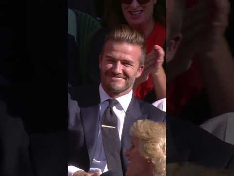 David Beckham's Brilliant Wimbledon Crowd Catch 😅
