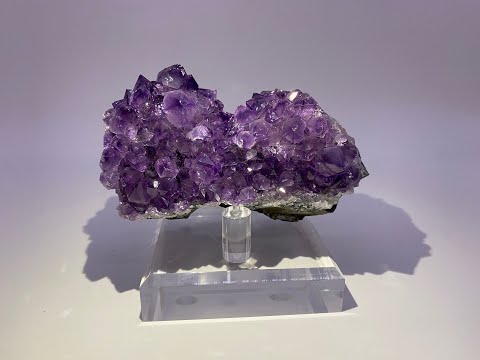 Quartz var. Amethyst Crystal Mineral Specimen from Catalán Grande Quarry, Artigas, Uruguay