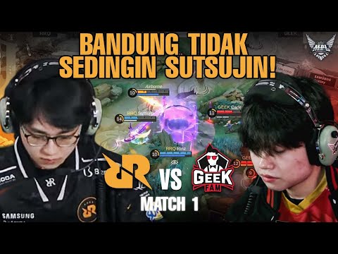 MATCH PERDANA RRQ!! SUTSUJIN ACU PAKE LING BENER2 MENGGILA!! - RRQ VS GEEK MATCH 1