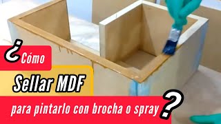 Miniatura del vídeo: sellar cantos y preparar MDF para pintar