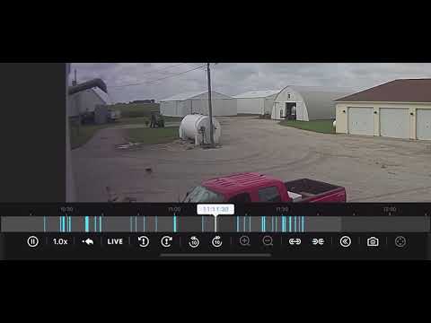 2nd Camera - Raccoon Falls out of Combine