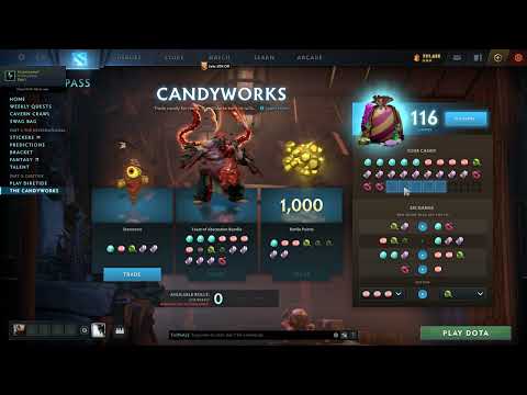 Free Arcana Diretide Candyworks 2022 Dota 2