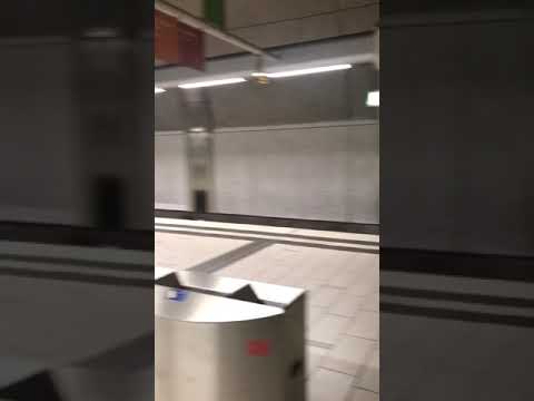 Underground train in Offenbach/Frankfurt