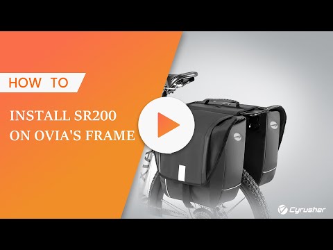 Quick Tips- Montage des SR200 auf dem Gepäckträger des Ovia#cyrusher #howto