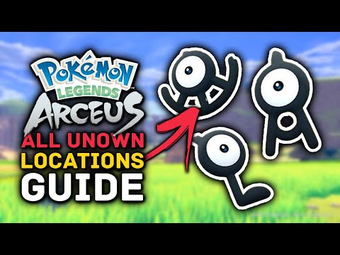 Pokemon Legends Arceus - All UNOWN Locations Guide