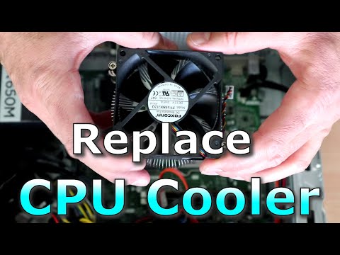 How to replace the CPU cooler in a Desktop PC (Dell Inspiron) // Easy Step by Step