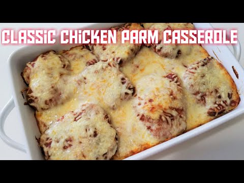 How to Make Italian Chicken Parmigiana / Parmesan Recipe - Classic Chicken Parmesan Casserole