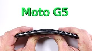 Motorola Moto G5 Durability Test - Scratch and Bend tested