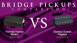 Video thumbnail for Fishman FLUENCE MODERN (ceramic) vs Seymour Duncan PEGASUS - Bridge Pickup Guitar Tone Comparison by Mike Stamper