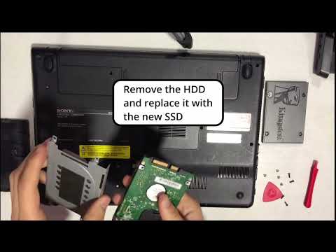 How to upgrade to SSD in Sony Vaio PCG laptop series