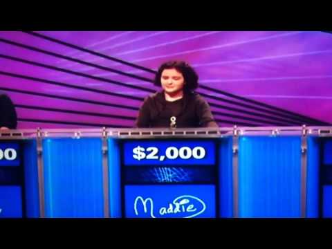Angry little girl on Jeopardy! says CRAP!