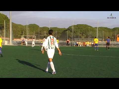 ALSACA2016  Balón de Cádiz CF "A" - Córdoba CF 1er Tiempo Jornada 14 Temporada 2016-17