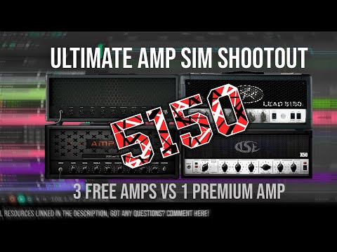 Ultimate 5150 amp sim shootout [comparison of free and paid VSTs]