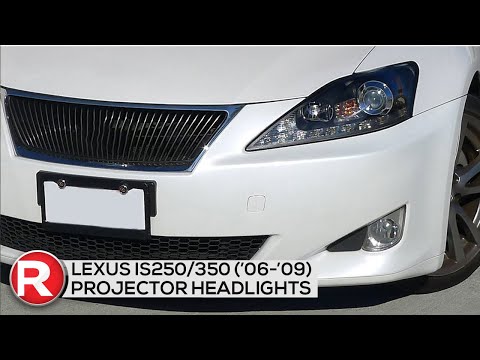 Spec-D Projector Headlights Lexus IS250 / IS350 (06-07-08-09) Sequential Signal - DIY Install How to