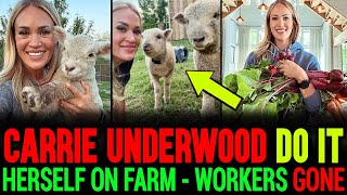 Carrie Underwood BACKED TRUMP… Now Her WORKERS ARE GONE &amp; She’s Doing It Herself Bear HANDS!